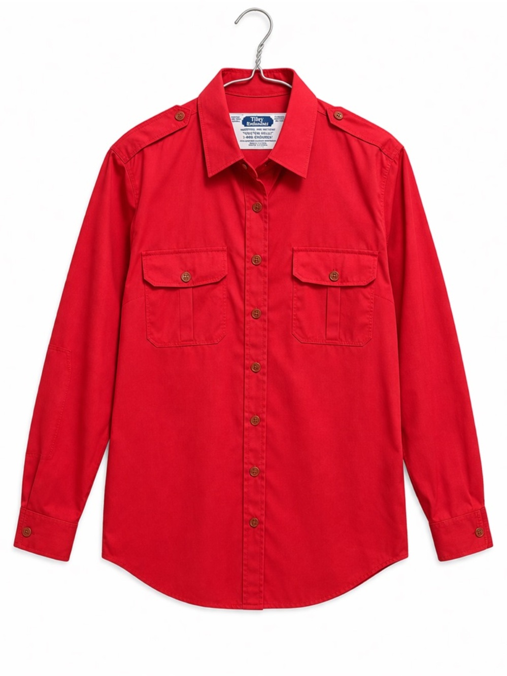Vintage Tilley Endurables Red Button-Up Shirt | Made in Canada | Utility Style